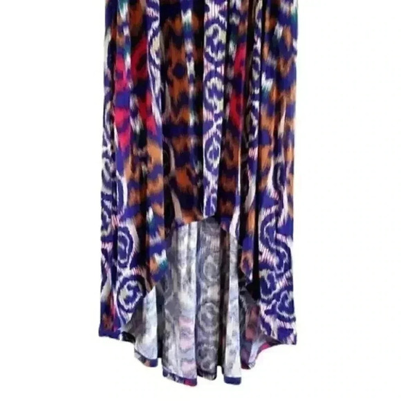 Felicity & Coco High Low Printed Maxi Dress M - Picture 7 of 11